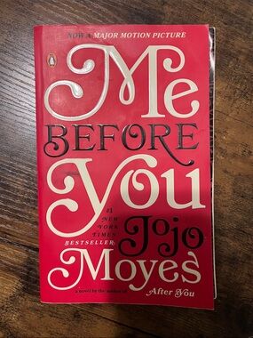 📕3/$15 Me Before You by Jojo Moyes - Red Paperback Novel
